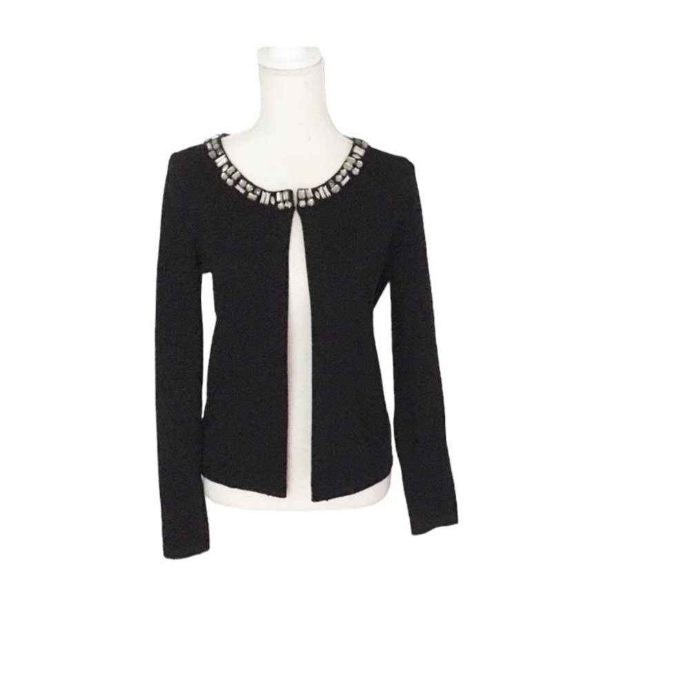Banana Republic Black Long Sleeve Cardigan Size Medium